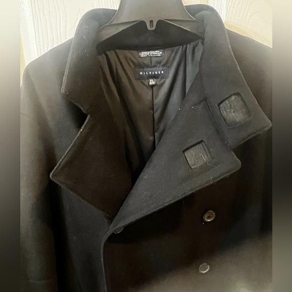 MEN TOMMY HILFIGER NAVY WOOL JACKET - Picture 12 of 13